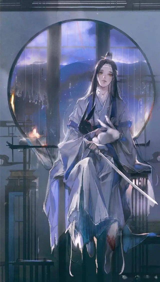 魔道:画师用插画描绘魏无羡凄凉离开,蓝湛的苦苦等候