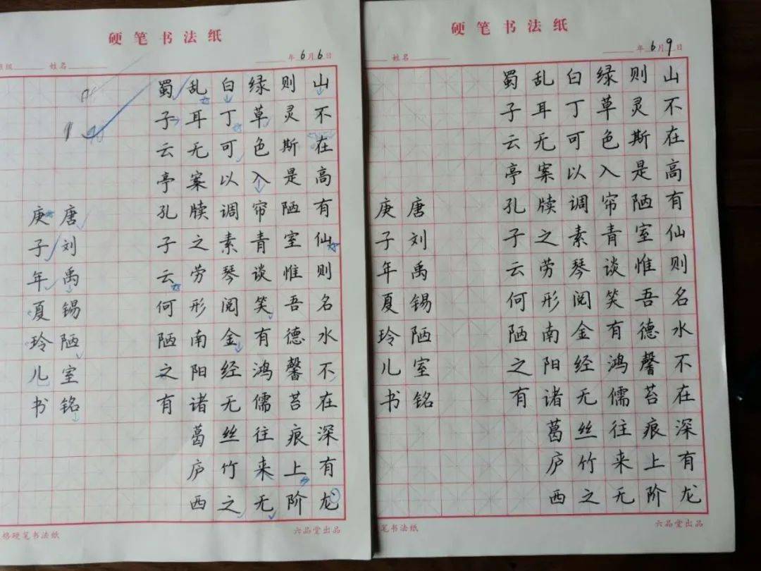 6岁以上人群都能学的硬笔书法,亲子共同学习效果更好!