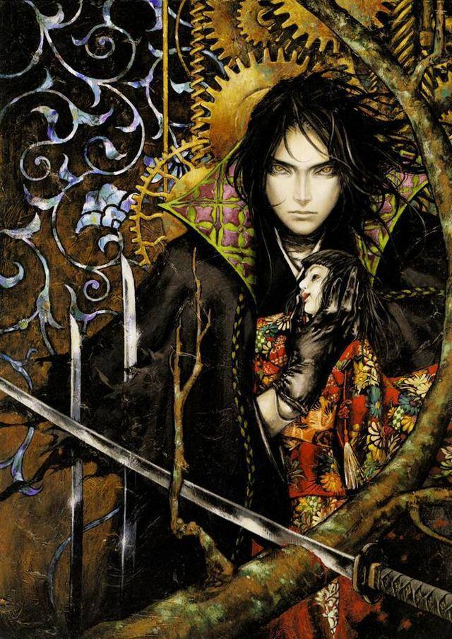 小岛文美恶魔城漫画集 超精细超精美 插画艺术 暗黑死亡风格(二)