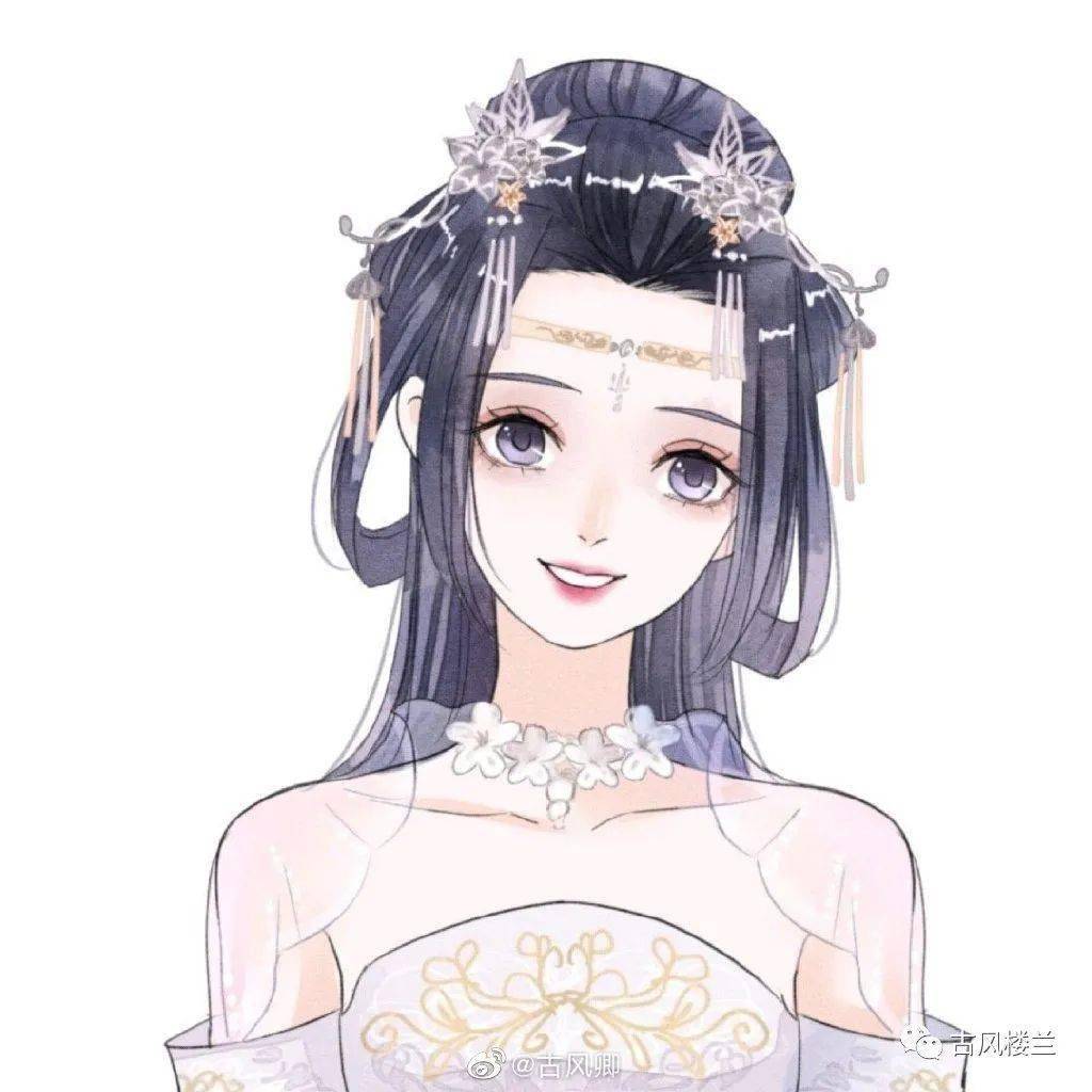 快来领取你的专属古风少女头像