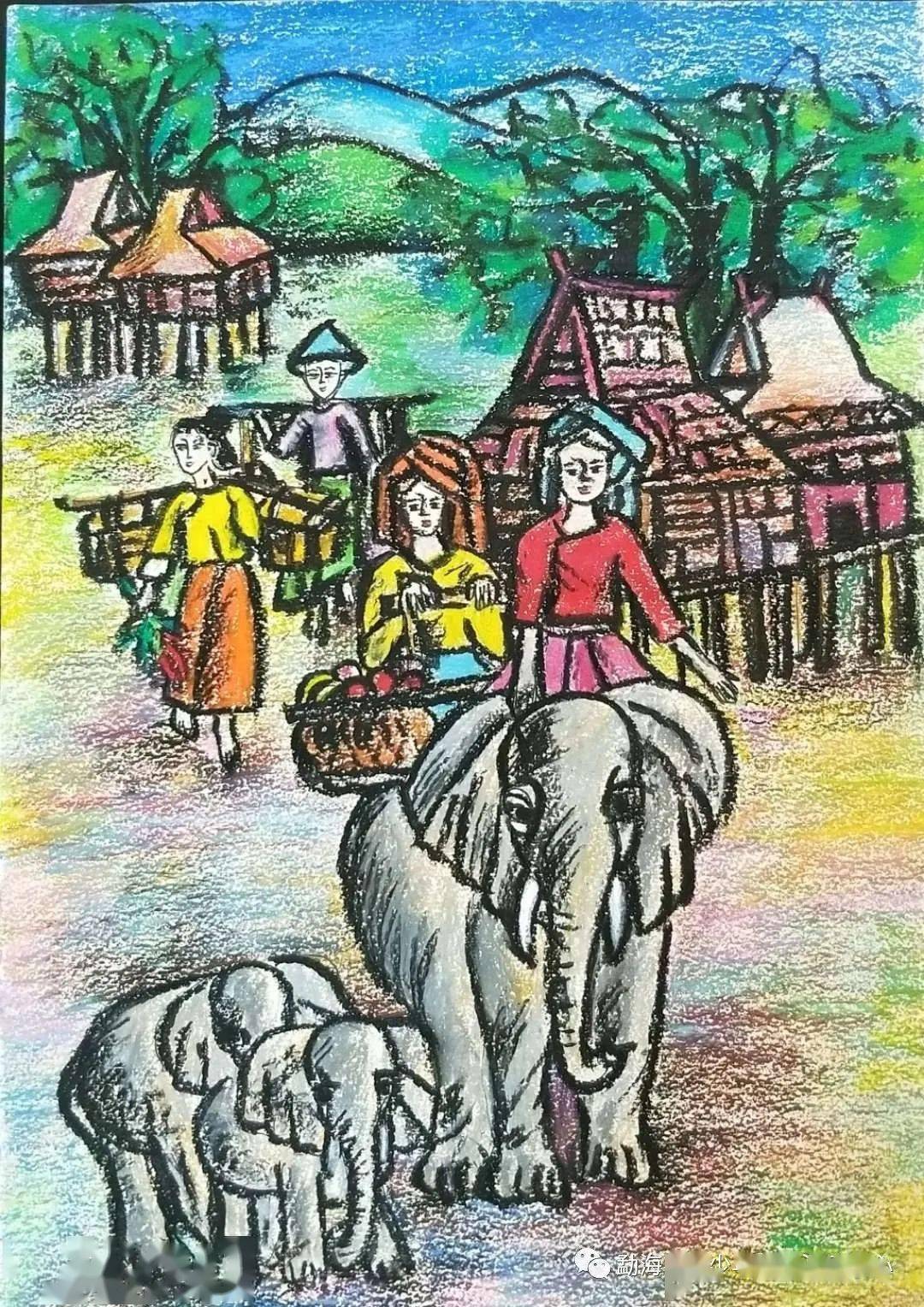 美丽中国我是行动者勐海县小学生生态环境保护绘画征集比赛获奖作品展