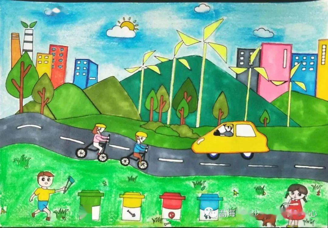 中国 我是行动者"勐海县小学生生态环境保护绘画征集比赛获奖作品展