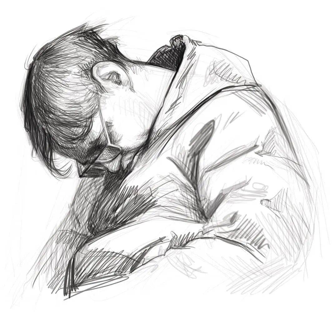 没想到吧用电脑也能画出素描的笔触感美术生福音