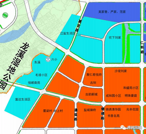 2020年樟树市城区公办小学招生学区示意图发布