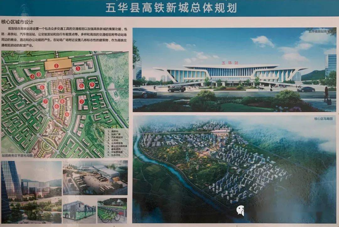 出炉!五华县高铁新城总体规划,打造"一站-带四区"