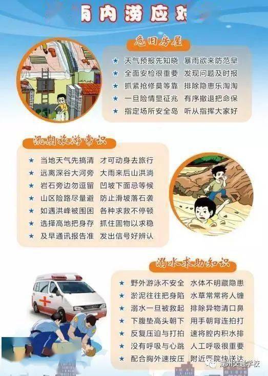 【温馨提示】| 防汛安全小常识