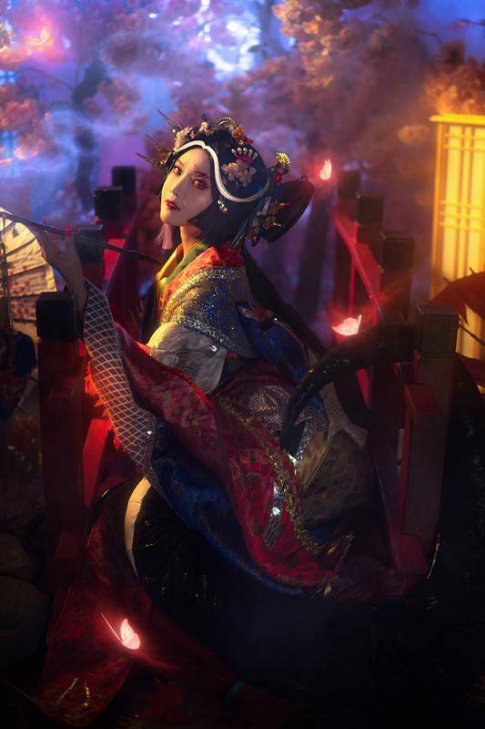 阴阳师清姬化烟cosplay