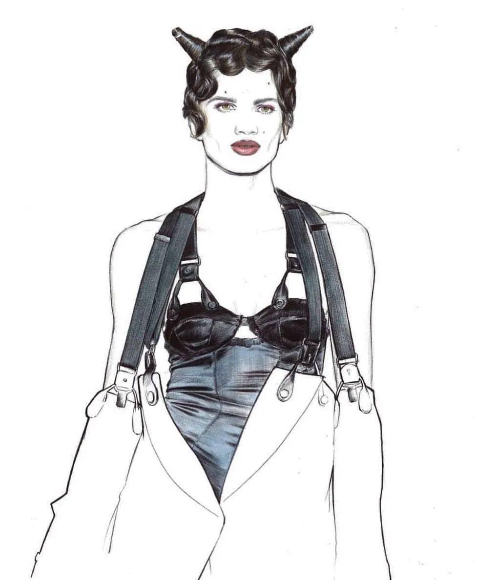 大神|时装画灵感|三庭五眼傻傻分不清楚?大神Nadia Coolrista超美步骤分享!