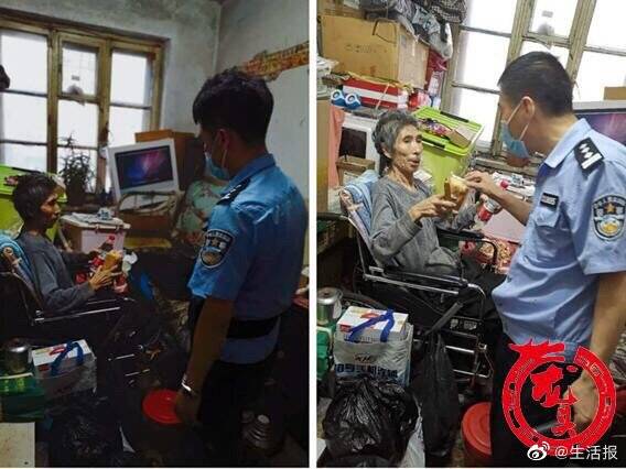 阿什|独居老人受伤三天没吃饭抛出求救信，民警挨家挨户寻找终获救
