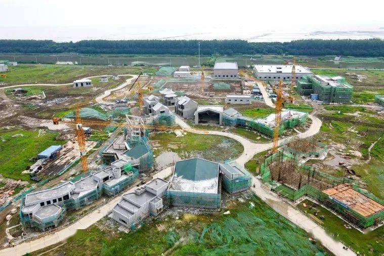 实拍总投资50亿淮安洪泽华强方特项目建设最新进展来了