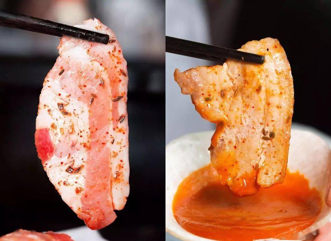 五花肉|酥嫩爆汁！【火遍长沙的“网红烤肉”】78元抢门市价235元 柒酒烤肉 3-4人餐！现切现拌