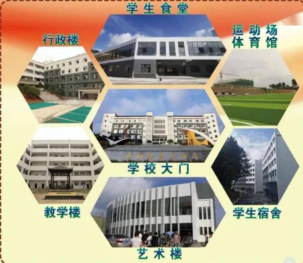 开阳县第三中学新校区来了！校园环境优美，设施完善，全封闭式管理打造现代智慧校园！