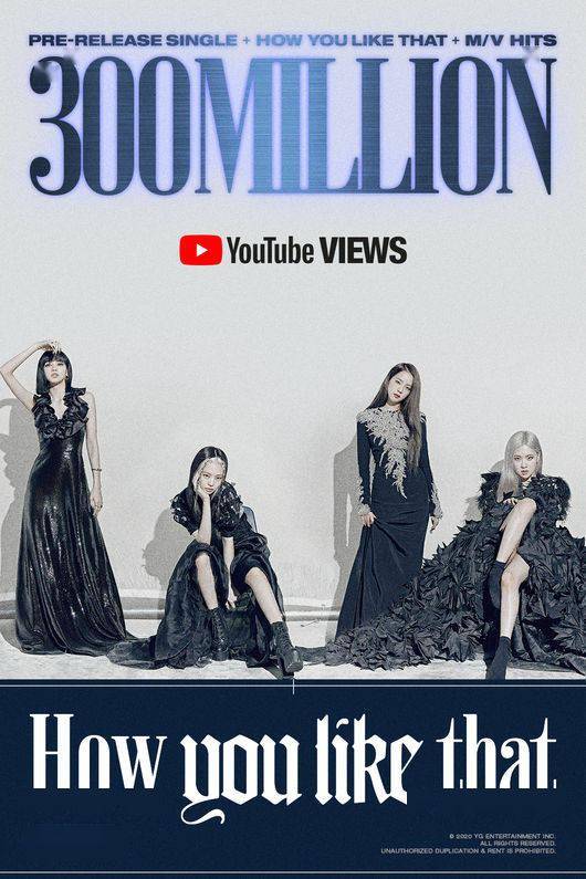 [星闻]blackpink《how you like that》mv突破3亿次!