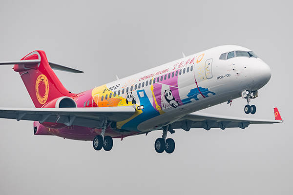 航线|ARJ21飞机载客逾100万人次，通达56座城市