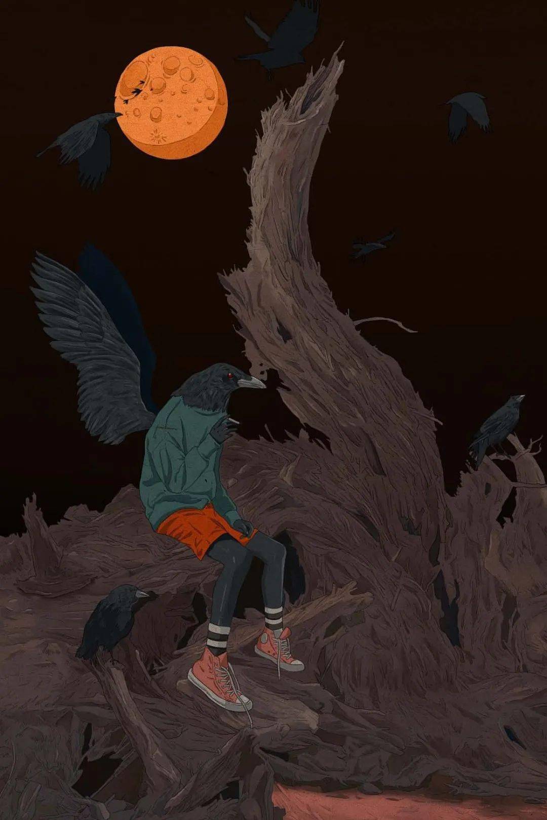 插画师 guangyuan:创意来自于压抑