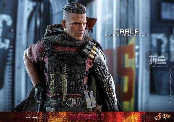 hottoys《死侍2》cable 电锁 电索 1/6可动人偶