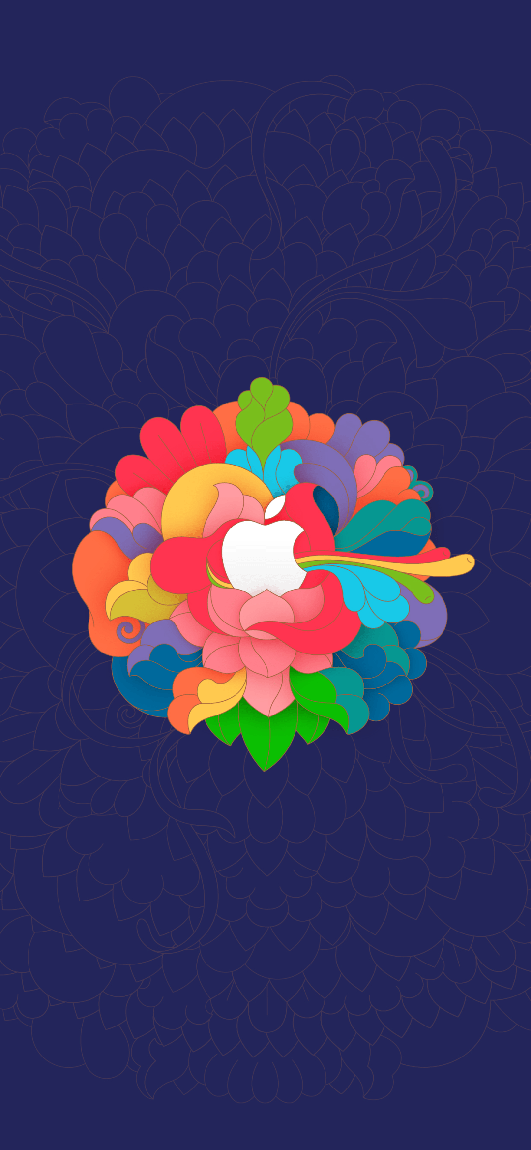 三里屯apple store景泰蓝主题壁纸分享_苹果
