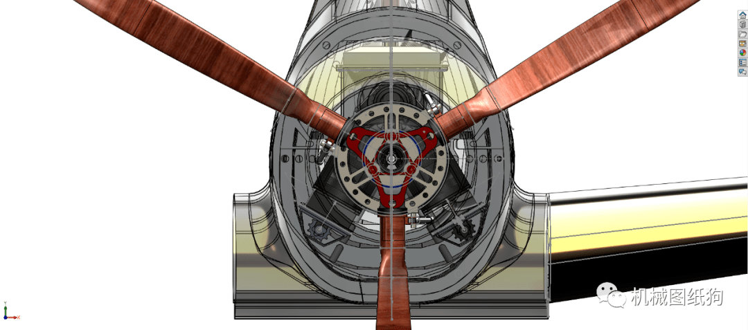 【飞行模型】bf-109战斗机航模框架模型3d图纸 solidworks设计