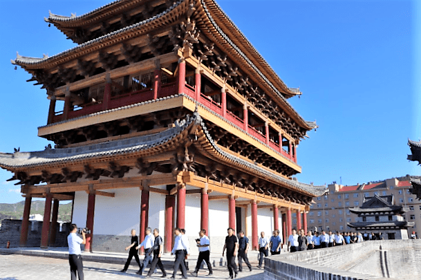 儒雅岢岚再展古韵五建集团岢岚古城文旅ppp项目迎来观摩团