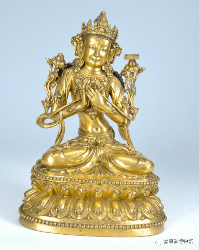 馆藏精品丨明永乐款铜鎏金观音菩萨立像（二）_搜狐网