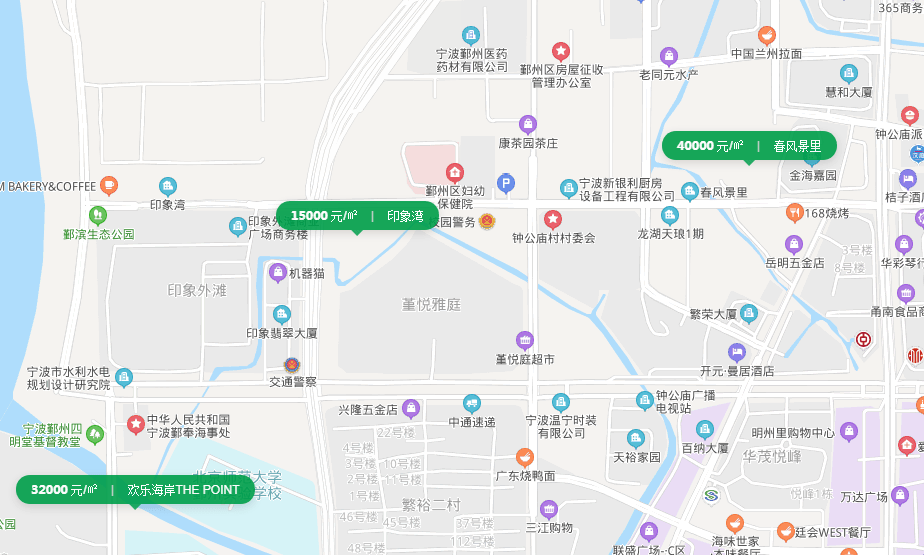 新鲜宁波房价地图jpg