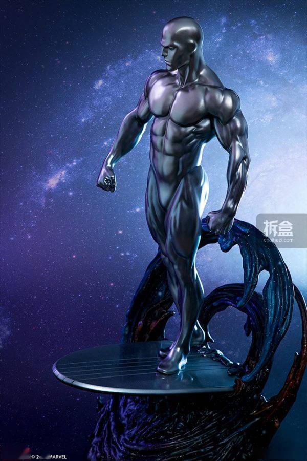 sideshow marvel漫威 silver surfer 银影侠 雕像