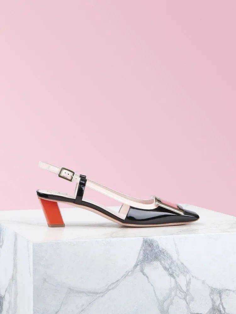 Roger|骨灰级经典Roger Vivier方扣鞋，又出了绝美新款！