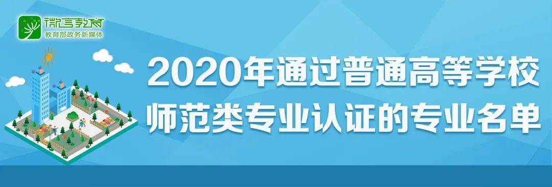 认证|教育部公布159个师范类专业！想读师范的同学快看