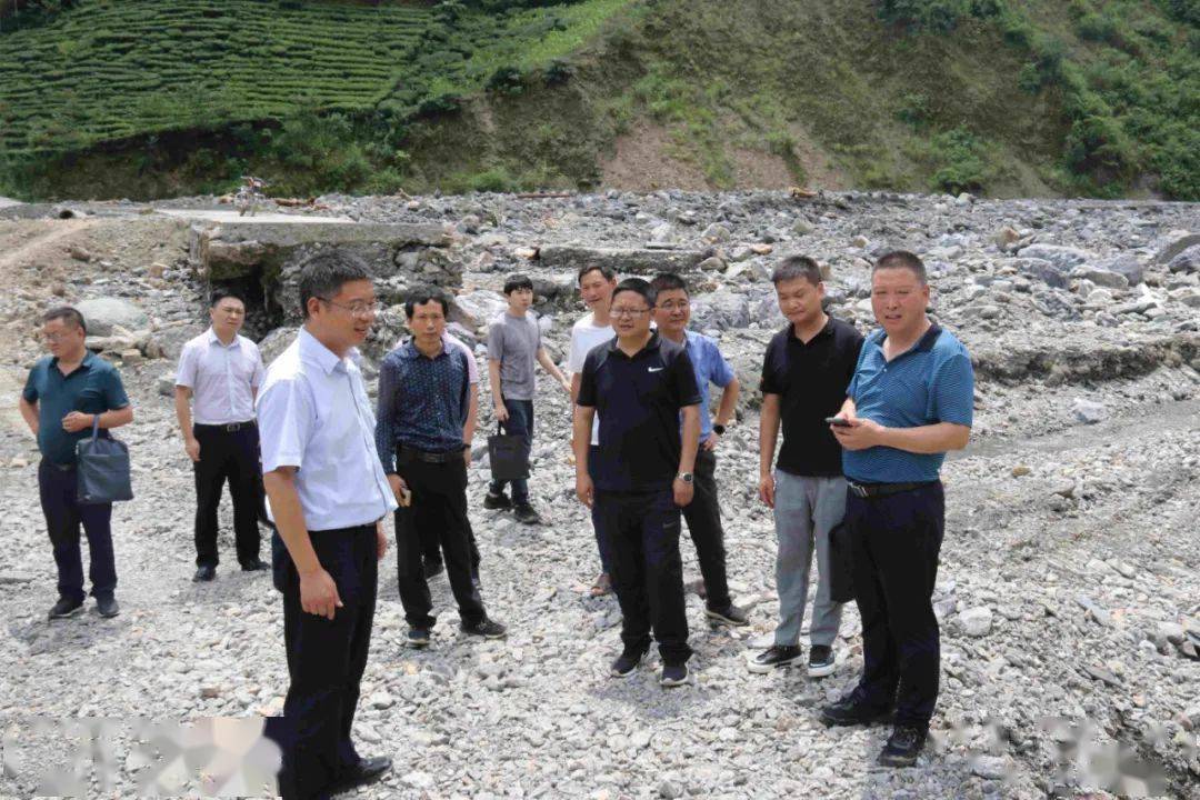 柯志强赴采花台村开展防汛救灾专题办公