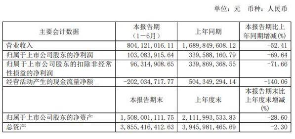 上市公司股东|水井坊上半年营收净利猛降 危永标上任次年业绩难看
