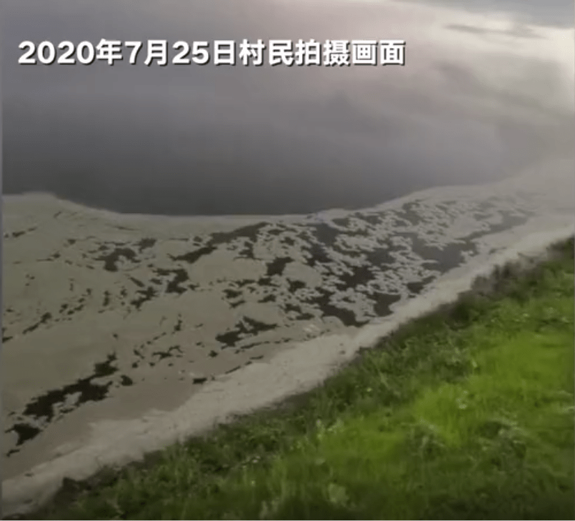 大车|内蒙古四子王旗疑似多辆大车深夜污染河道，当地多部门联合排查