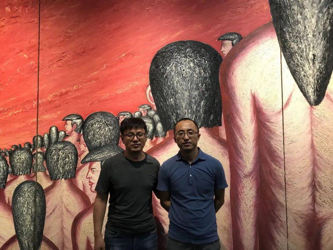 展览现场自然与启示朱久洋作品展在朗空美术馆开幕