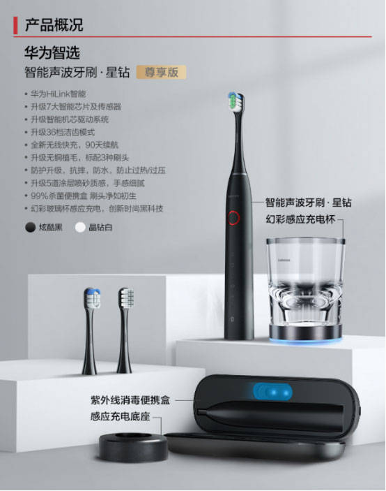 智选|刷牙可以如此智能，这款华为智选声波牙刷刷新国货认知~