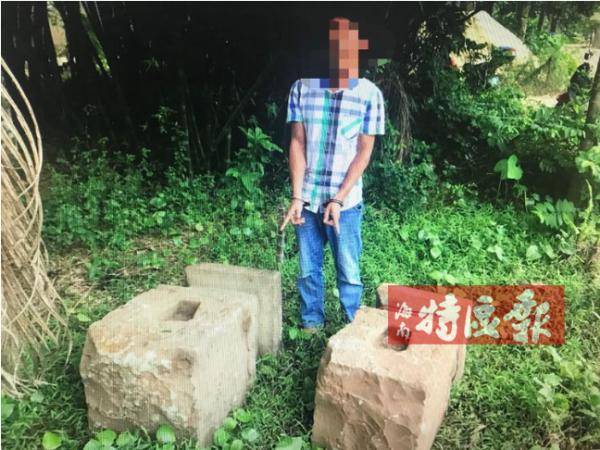 嫌疑|海口发生多起！村公庙数百斤石狮、石墩一夜消失！凌晨有人发现可疑身影…