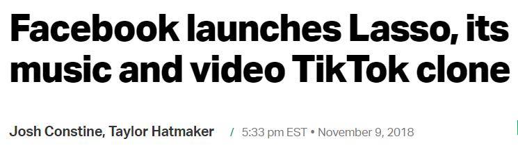 Tik|美巨头继续“山寨”Tik Tok 说好的创新光环呢？