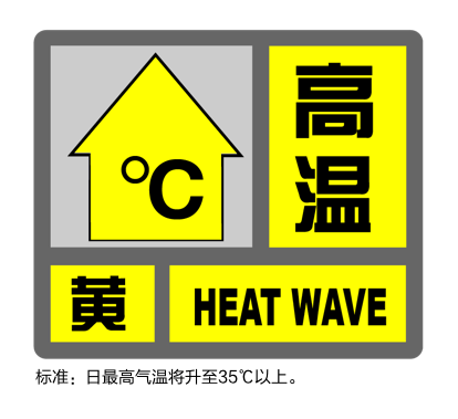 黄色|申城发布高温黄色预警：外出做好防暑防晒