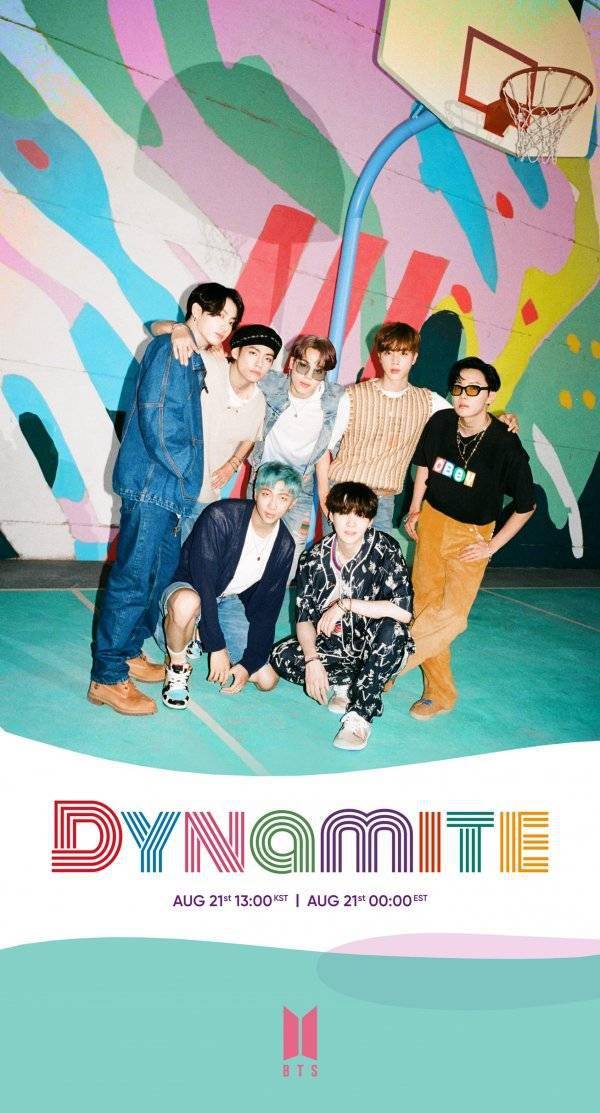 [星闻]防弹少年团公开21日发行的数字单曲《dynamite》团体照片!