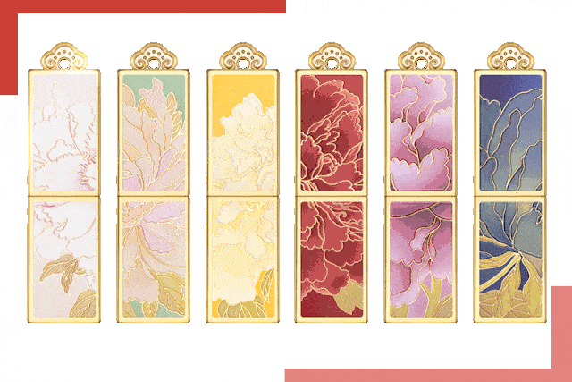 中国风故宫牡丹口红