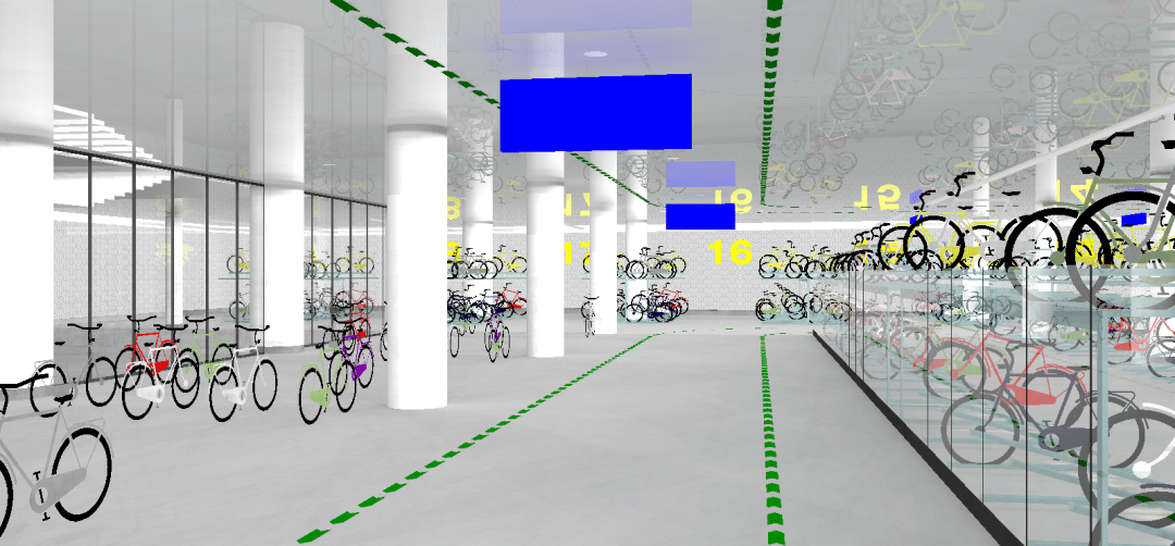 荷兰这个8000㎡自行车停车场，一面沉浸式的玻璃墙美翻了，网友：别人家的“自行车棚”