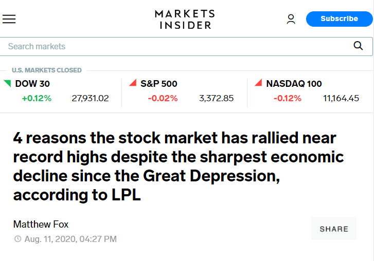 股市|美国经济阴晴不定，股市为何逆势上涨？