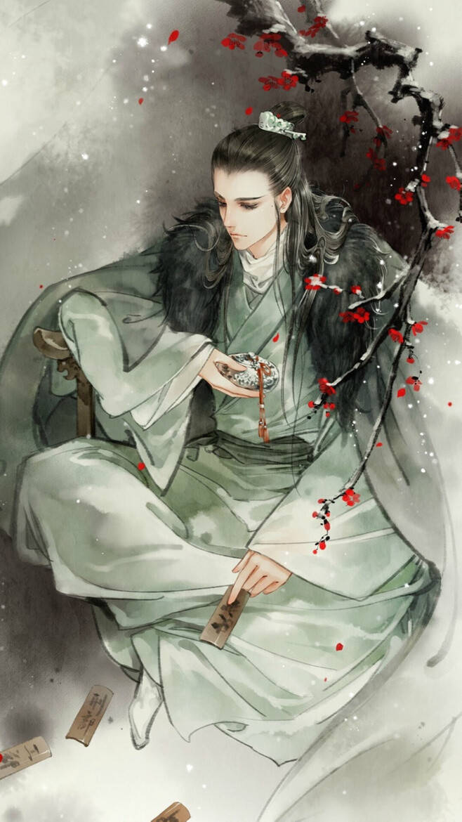 古风插画:陌上人如玉,公子世无双