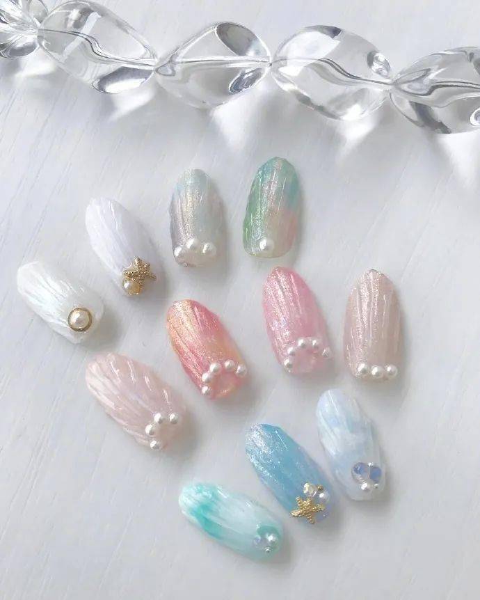 元素|每刻美丨50+例夏季美甲样板