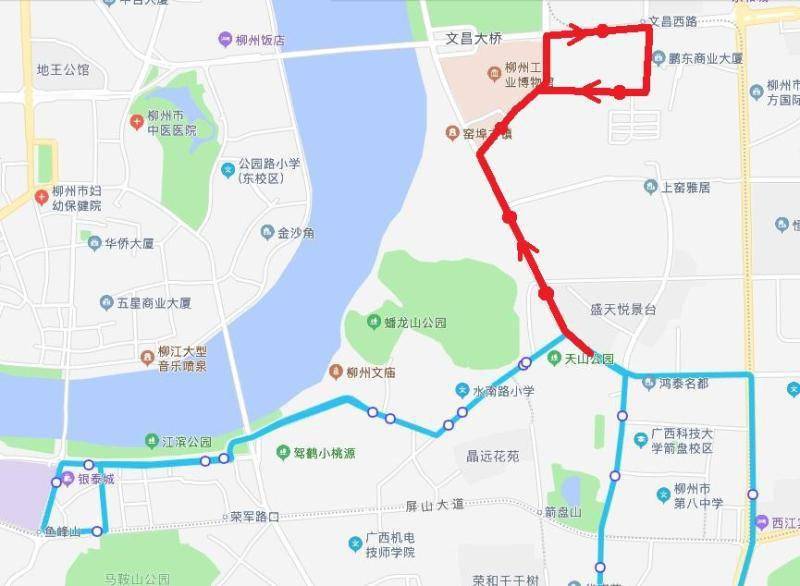 柳州8条公交线路调整正在公示涉及医院施工柳东新区等