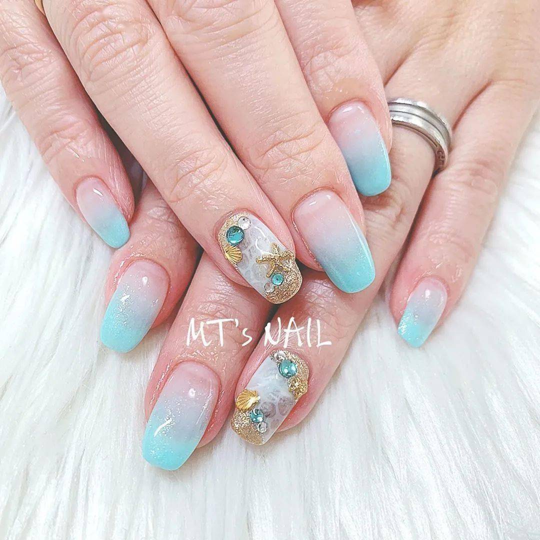 元素|每刻美丨50+例夏季美甲样板