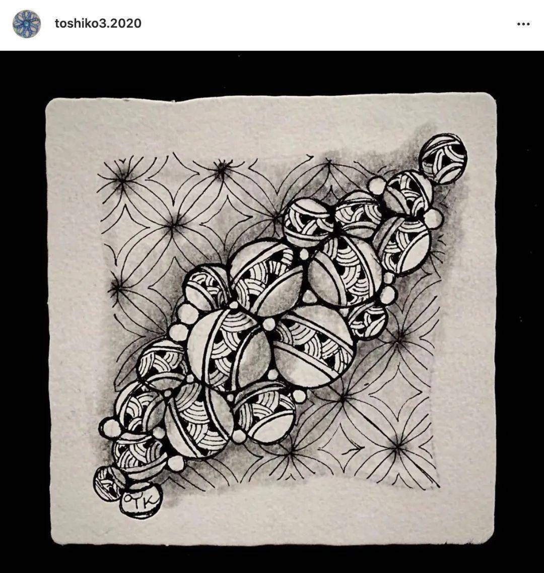每天一张禅绕画:藤蔓绿萝(uglies)