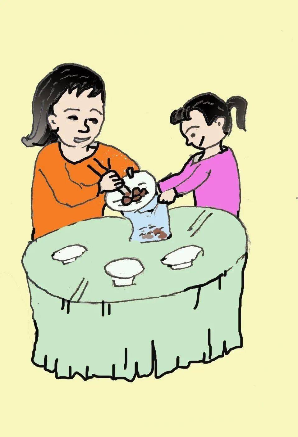 这组漫画告诉我们"节约粮食光荣,浪费粮食可耻"