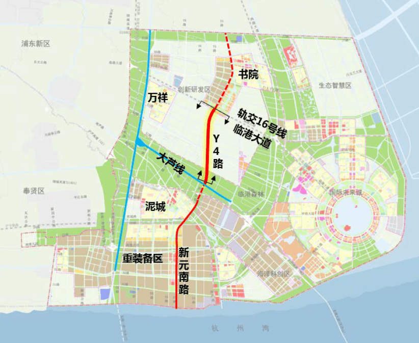 投资156亿上海临港新片区七横十纵南北向主干路y4路开工