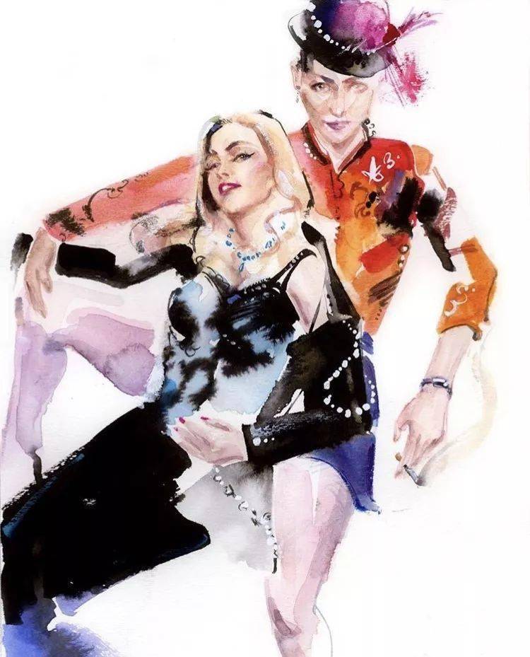 Chiu|超级仙美的绘画步骤分享！Ping-Yu Chiu助你水彩时装画更上一层楼！