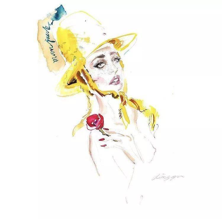 Chiu|超级仙美的绘画步骤分享！Ping-Yu Chiu助你水彩时装画更上一层楼！