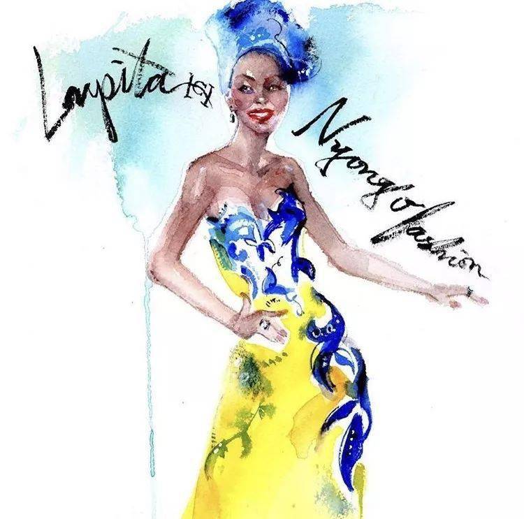 Chiu|超级仙美的绘画步骤分享！Ping-Yu Chiu助你水彩时装画更上一层楼！